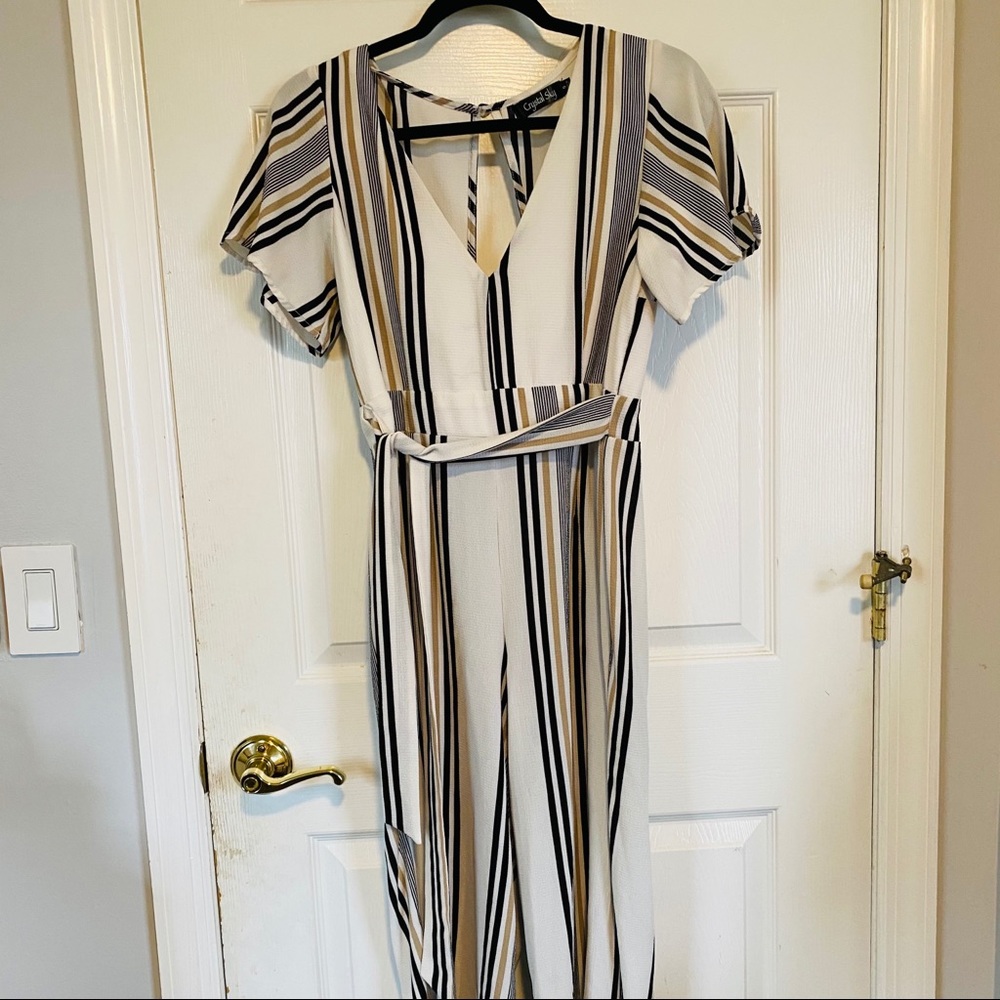 Striped Jumpsuit